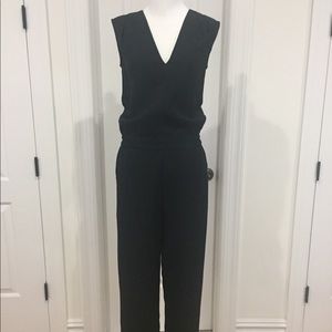 J Crew Black V Neck Jumpsuit